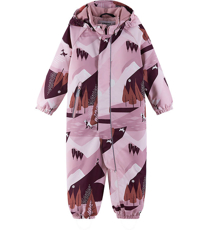 Reima Flyverdragt - Puhuri - Grey Pink m. Print