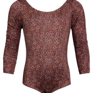Rethinkit Gymnastikdragt - Frida - Rose Brown Flowers