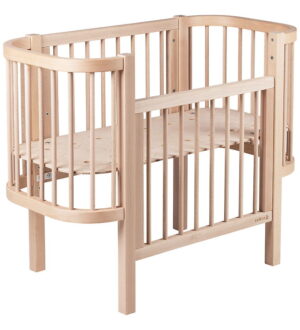 Sebra Bedside Crib - Natur