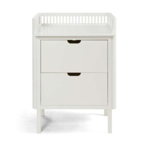 Sebra Puslebordet m. Skuffer - Classic White
