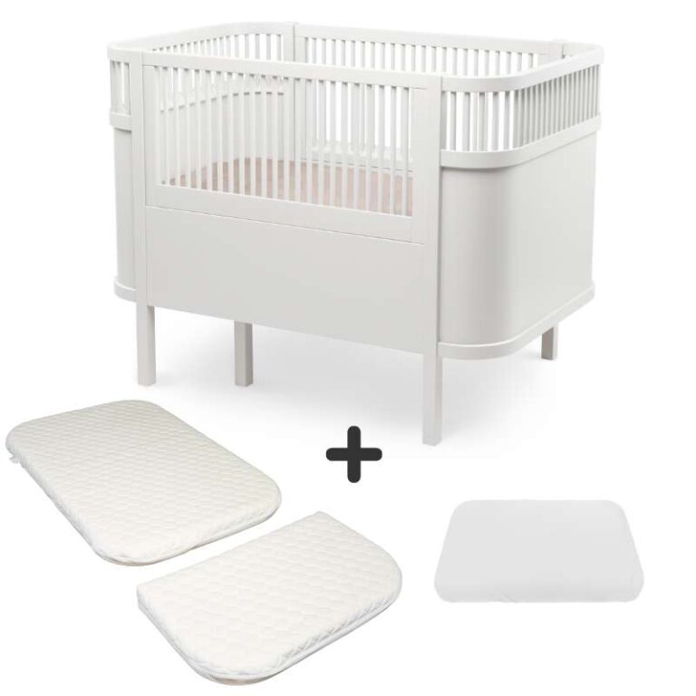 Sebra Sengen - Klassisk - Classic White - m. Kid'oh Madras - Bundle 1
