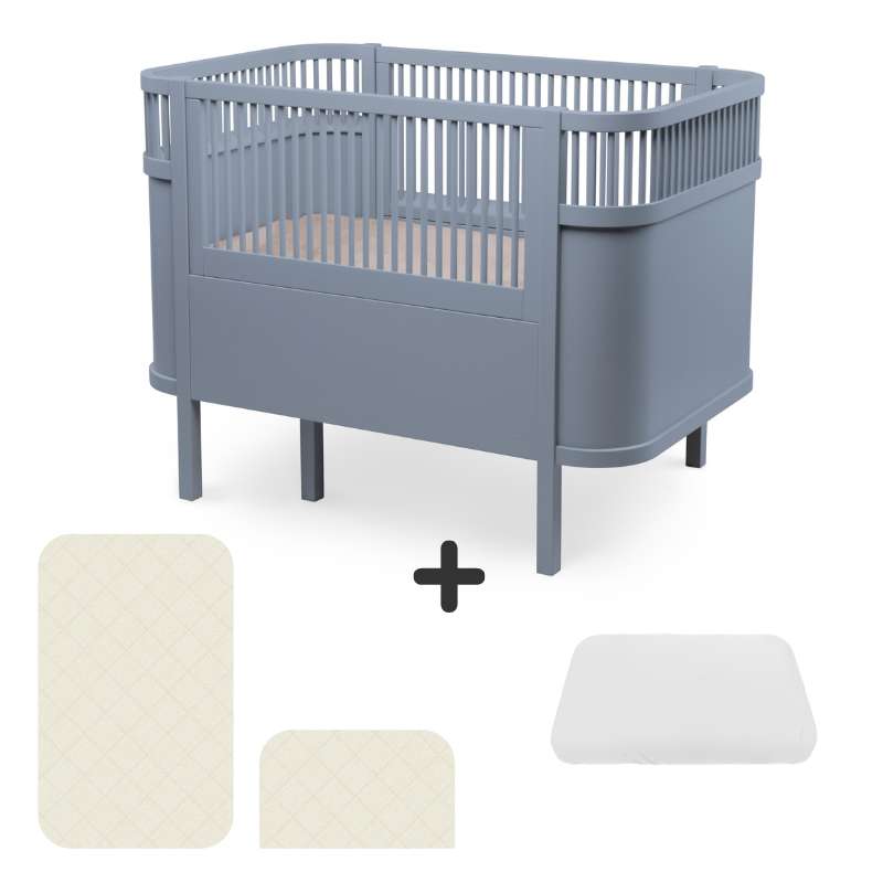 Sebra Sengen - Klassisk - Forest Lake Blue - Bundle 2