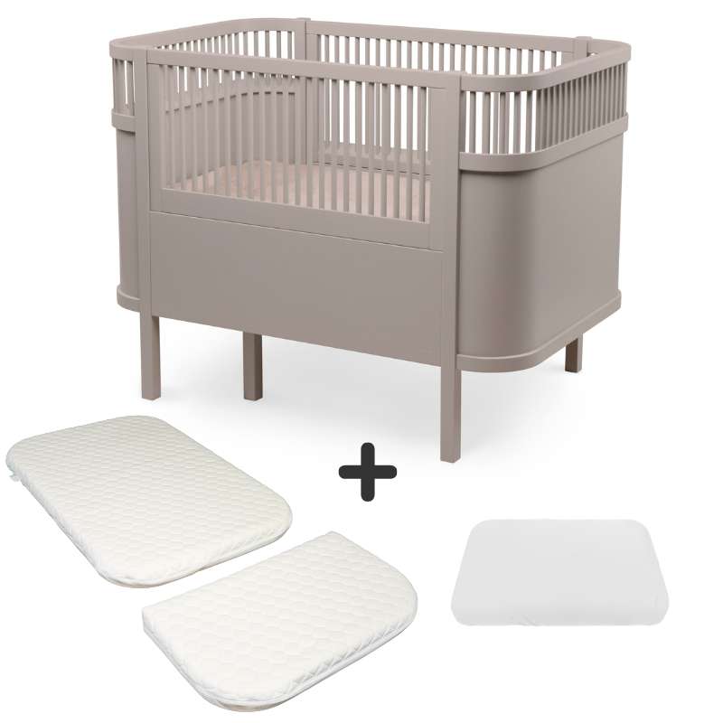 Sebra Sengen - Klassisk - m. Kid'oh Madras - Jetty Beige - Bundle 1