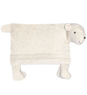 Senger Naturwelt Pude - Stone Pine Bear - 45x30 cm - Hvid