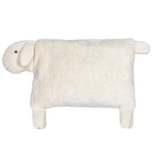 Senger Naturwelt Pude - Stone Pine Sheep - 45x30 cm - Hvid
