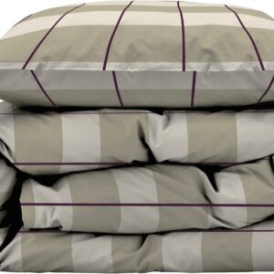 Sengetøj 140x220 Blocks Eucalyptus