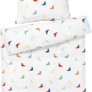 Sengetøj Sangfugl Junior 100x140cm DK Multi