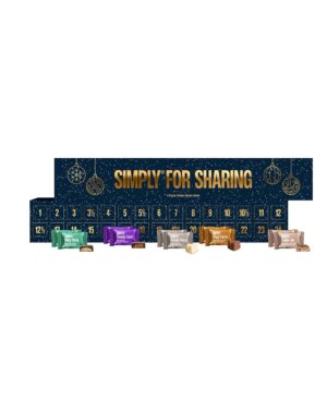 Simply® FOR Sharing Chokolade-julekalender (600g)
