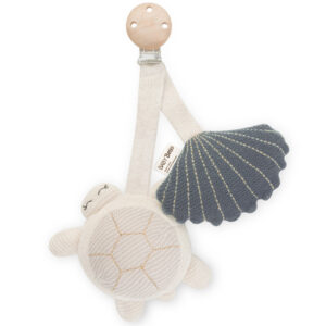 Skildpadde barnevognsclips - Blue (One size)