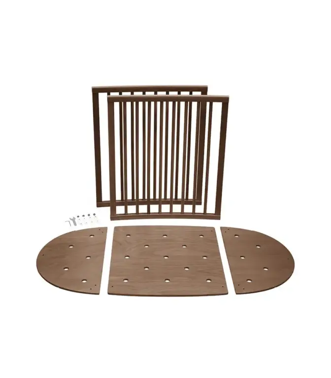 Sleepi V3 Seng ombygningssæt - warm brown