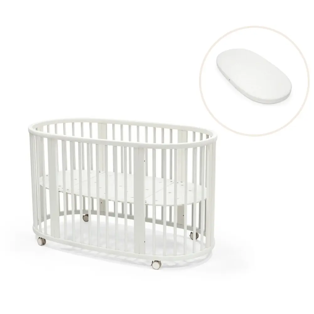 Sleepi V3 inkl. madras - Hvid