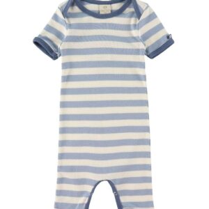 Smallstuff Sommerdragt - Striped - Denim/White
