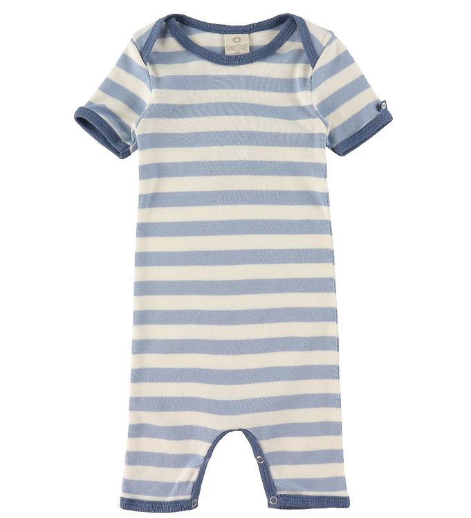 Smallstuff Sommerdragt - Striped - Denim/White