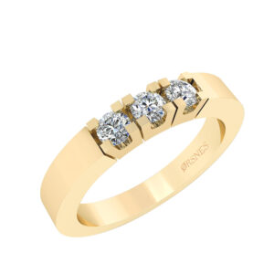 Smykkekæden Alliance 14 Karat Guld Ring med Diamanter 0,30 Carat TW/SI