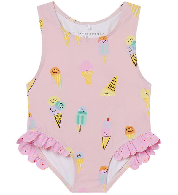 Stella McCartney Kids Badedragt - UV50+ - Rosa m. Is