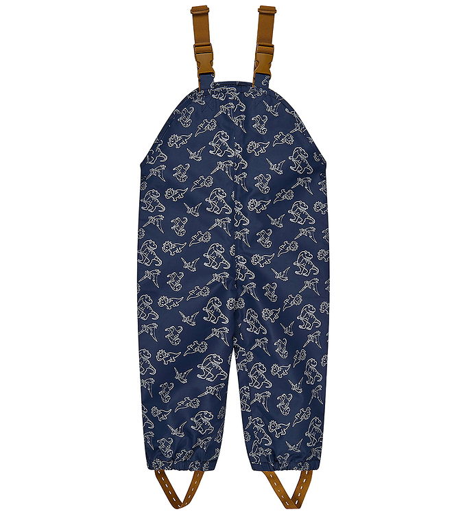 Sterntaler Regnbukser m. Seler - PE - Navy m. Refleksprint