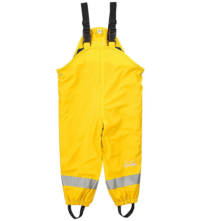 Sterntaler Regnbukser m. Seler/Fleece - PU - Gul