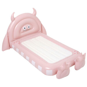 SunnyLife Børneseng - Oppustelig - Monster - Pink