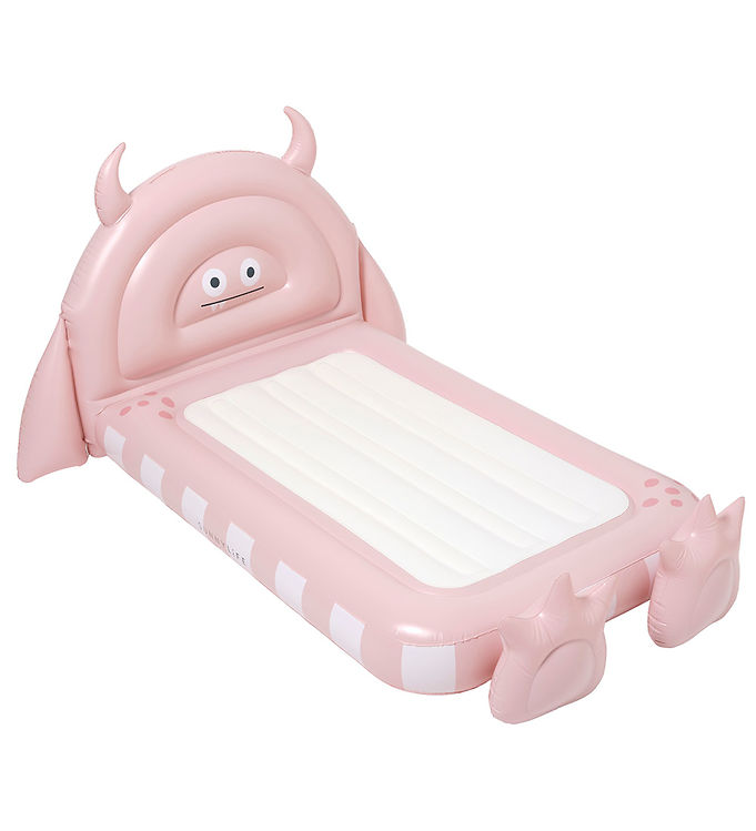 SunnyLife Børneseng - Oppustelig - Monster - Pink