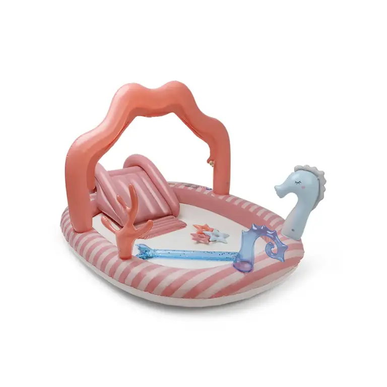 Swim Essentials Badebassin Med Rutsjebane 210 cm - Mermazing