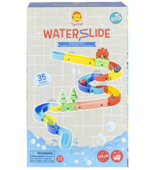 Tiger Tribe Badelegetøj - Marble Run Waterslide - ECO - 35 Dele