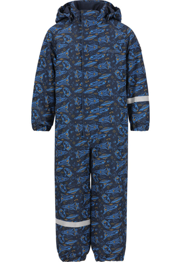 Tower Printet flyverdragt W-PRO 10000 - Navy - 104-110