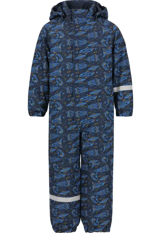 Tower Printet flyverdragt W-PRO 10000 - Navy - 92-98
