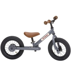 TryBike Løbecykel - Steel - Grå