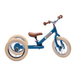 Trybike Retro Løbecykel 2-i-1 - To eller Tre Hjul (Vintage Blå)