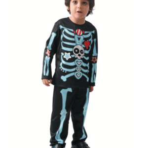 Udklædning, Mini Candy Skelet 104 Cm.Â - Legekammeraten.dk