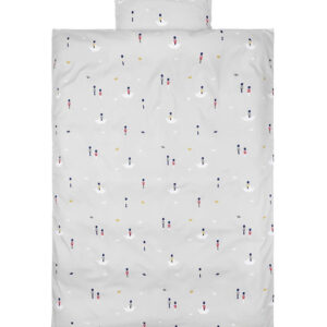 Vanilla Copenhagen Sengetøj - Junior - Tin Stick Man - Cozy Grey