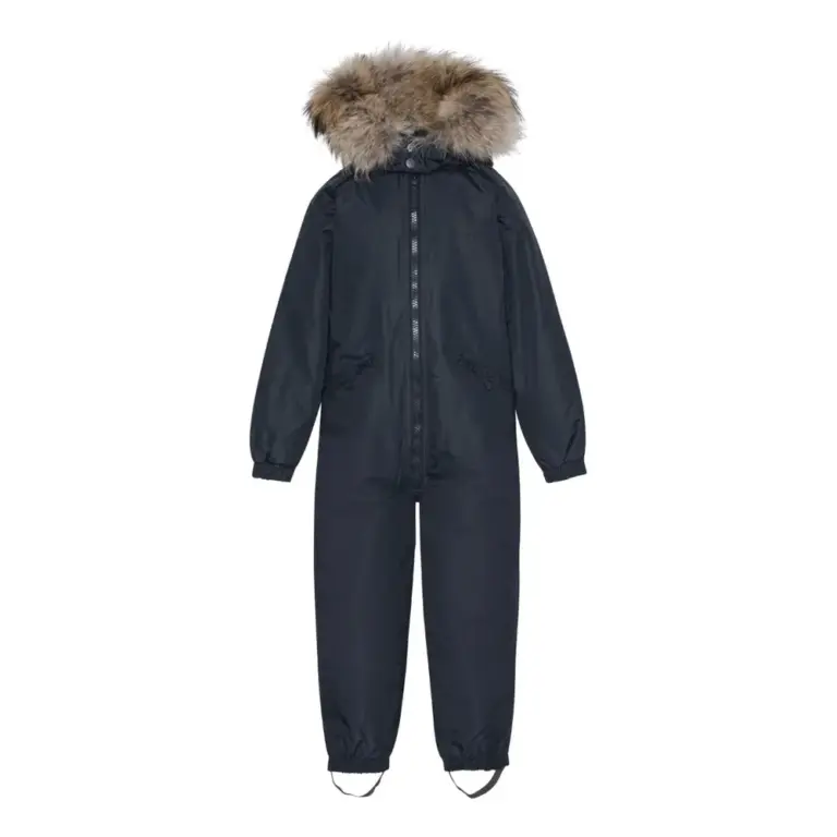 Ver De Terre Flyverdragt w/fur - Navy - 4 ÅR