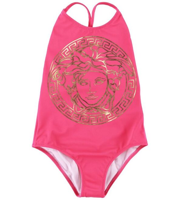 Versace Badedragt - Fuchsia m. Medusa