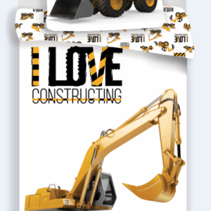 Voksen Størrelse Sengetøj Construction - Love Constructing - Junior Sengesæt - Legekammeraten.dk