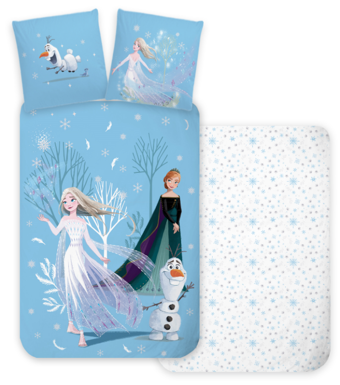 Voksen Størrelse Sengetøj Med Frost - Voksen størrelse sengesæt - Legekammeraten.dk