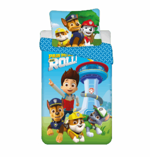 Voksen Størrelse Sengetøj Med Paw Patrol - Voksen Sengesæt - Legekammeraten.dk