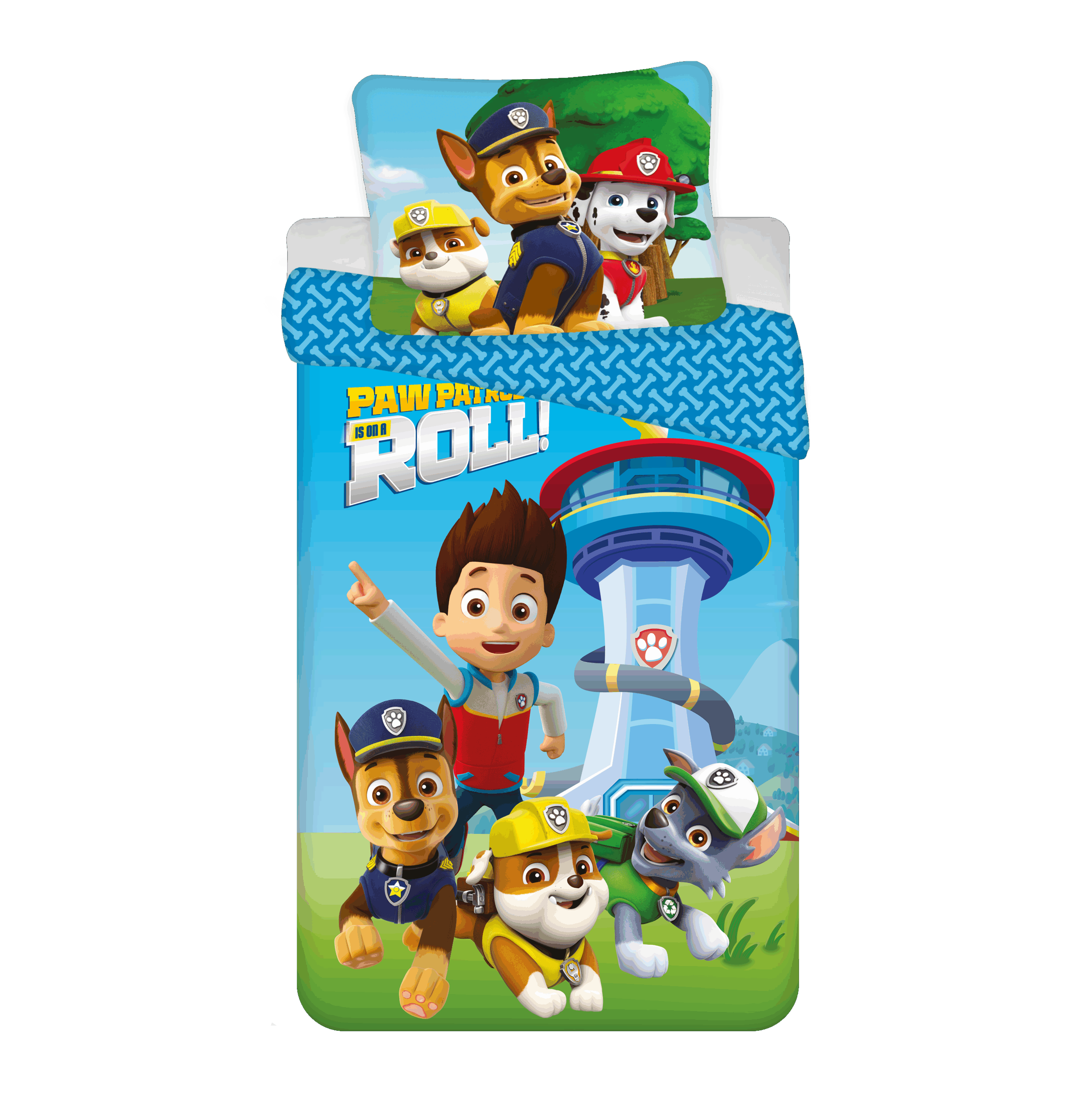 Voksen Størrelse Sengetøj Med Paw Patrol - Voksen Sengesæt - Legekammeraten.dk