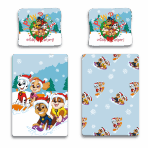 Voksen Størrelse Sengetøj Paw Patrol ""Julemotiv"" - Voksen størrelse sengesæt - Legekammeraten.dk