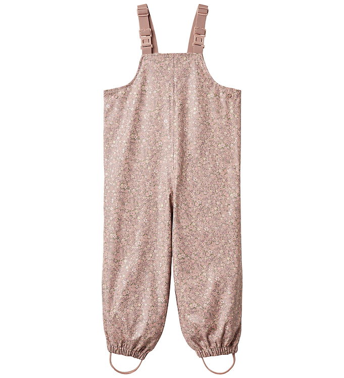 Wheat Regnbukser m. Seler - PU - Charlo - Powder Flower Meadow