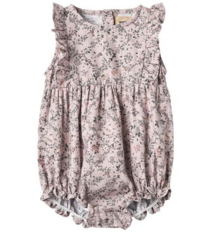 Wheat Sommerdragt - Emmaline - Lilac Checked Flowers