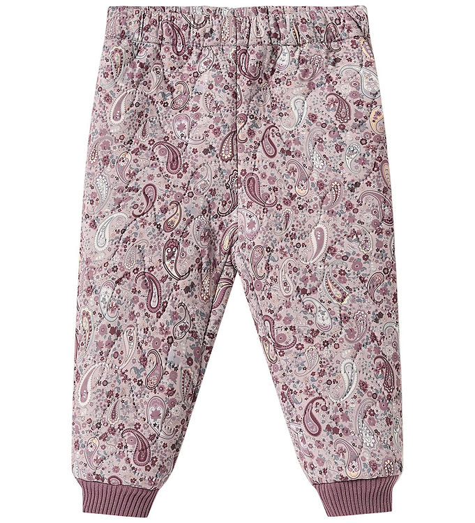 Wheat Termobukser - Alex - Dry Rose Paisley