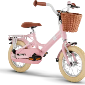 Youke Classic 12,Alu legecykel med kurv retro rose