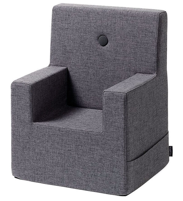 by Klip Klap Lænestol - Kids Chair XL - Blue Grey w. Grey