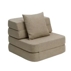 by Klipklap 3 Fold Sofa Single Soft - Flere Farver - Sand w. Sand