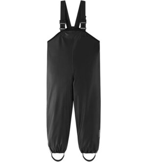ima Regnbukser m. Seler - PU - Lammikko - Sort