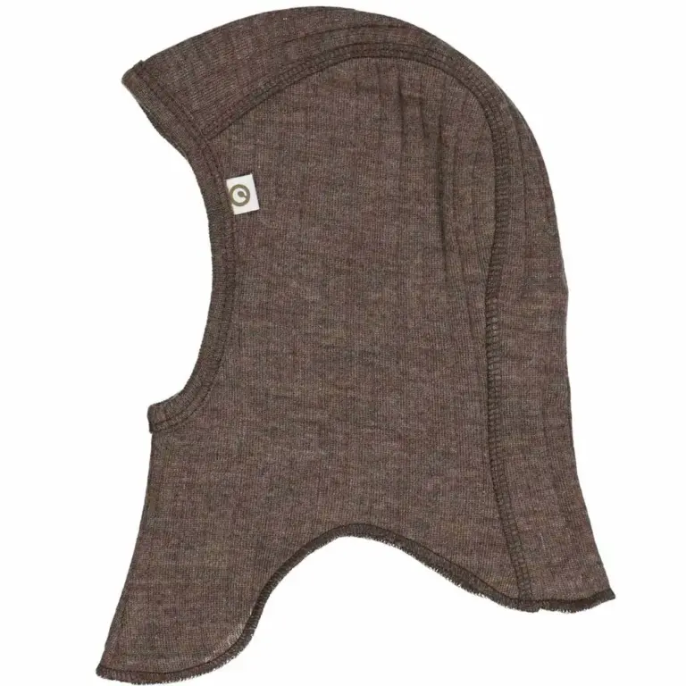 woolly elefanthue i merinould - Walnut melange - 44/50